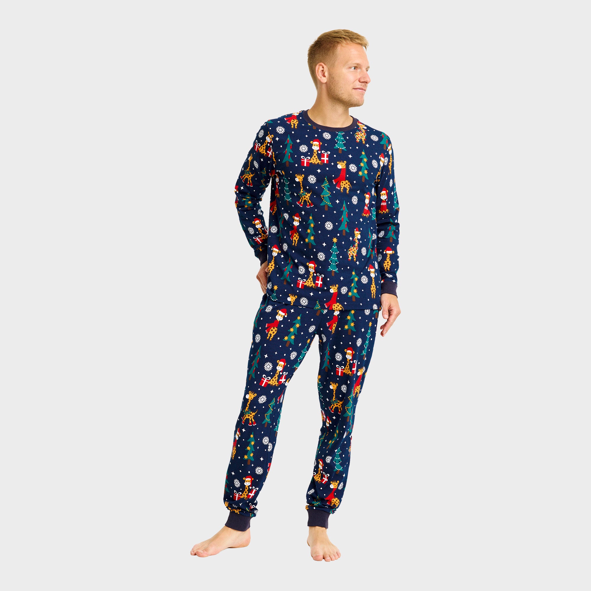 Giraffens julepyjamas - Herre.